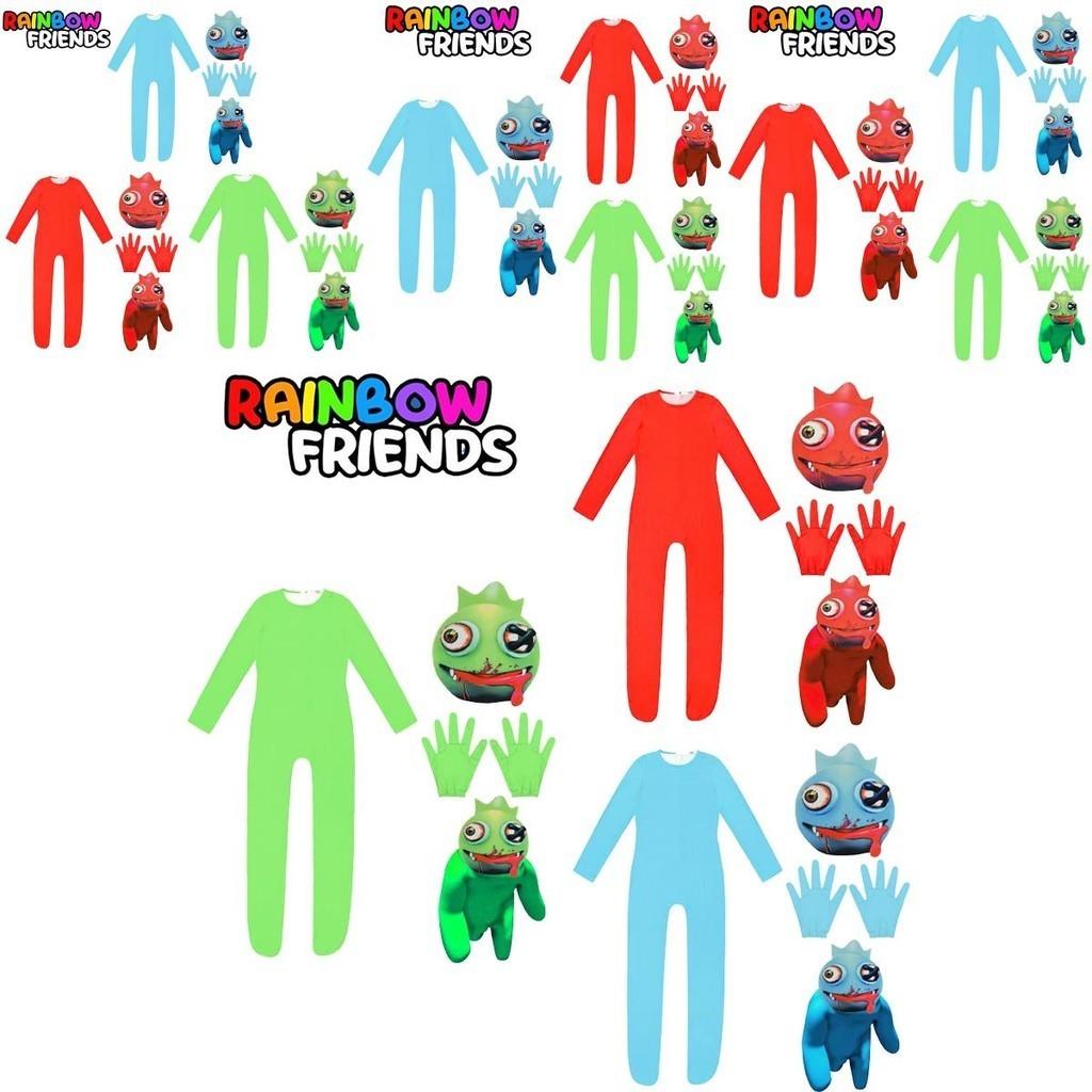 Костюм для косплея Roblox Rainbow Friends, комбинезон, маска, костюм для детской вечеринки, наряд