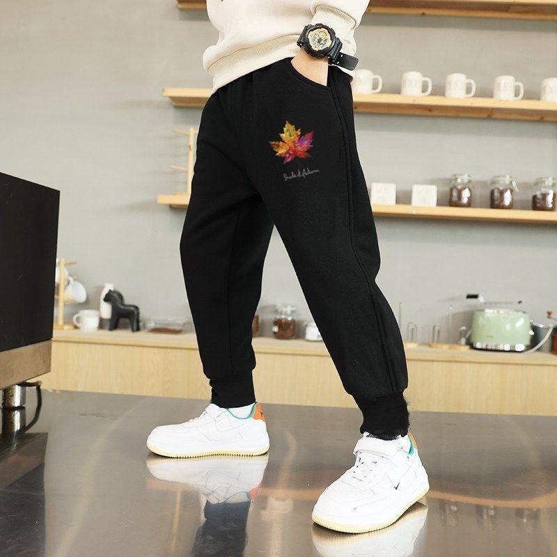Children Pants Sport Teenage Autumn Outdoors Casual Boy Fashion Sweatpant Unisex Jogger Trousers Loose Pants Fleece Pants
