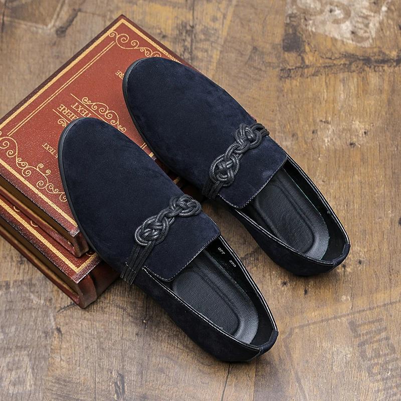 Leather Men Casual Shoes Soft Men Loafers Moccasins Breathable Casual Leather Shoes