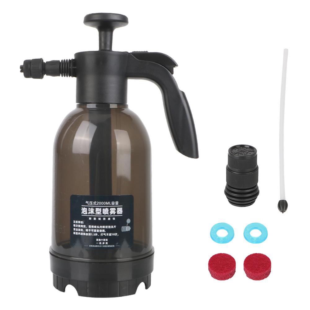 Пенонасадка Пеногенератор 2л Пена для мытья автомобиля Лейка для полива пеной Бутылка Инструмент для мытья Поливалки Ручной опрыскиватель