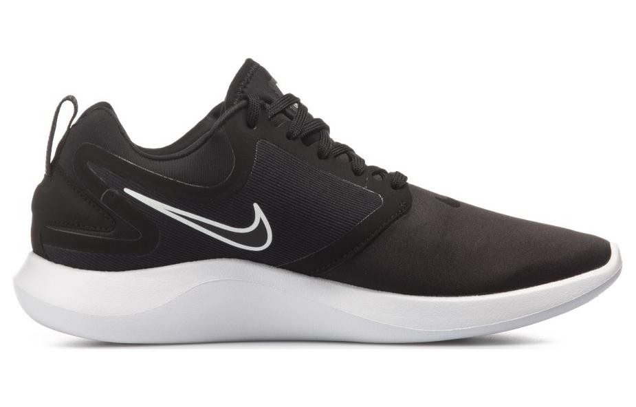 Nike Lunarsolo Амортизация Дышащая Амортизация Дышащие Низкие Кроссовки для Бега Мужские Черный Белый AA4079-001
