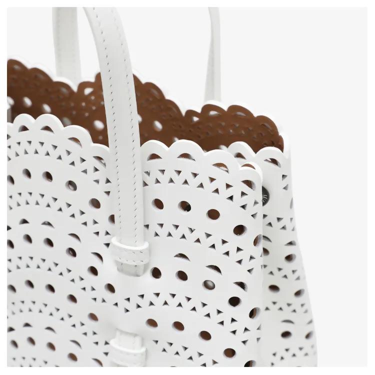 Женская сумка кроссбоди из натуральной кожи, ручной выделки, с лазерной резкой