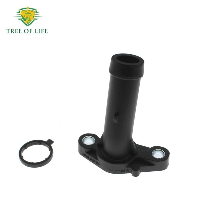 Engine Coolant Inlet Flange Cylinder Water Pipe Joint 95510643100 For Porsche Cayenne 3.6L 92A 958 9PA 957 2008-2018