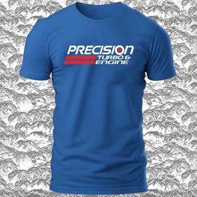 Смешная футболка с логотипом PRECISION TURBO ENGINE Размер S-5XL Сделано в США Унисекс Футболка