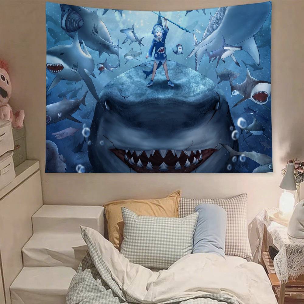 Милый гобелен GGawr Gura, настенный гобелен, искусство Deco, одеяло, штора, для дома, спальни, гостиной, декор