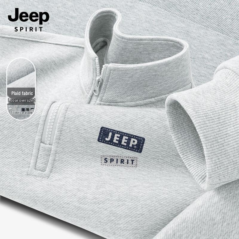JEEP SPIRIT Мужской повседневный пуловер-свитшот 2025