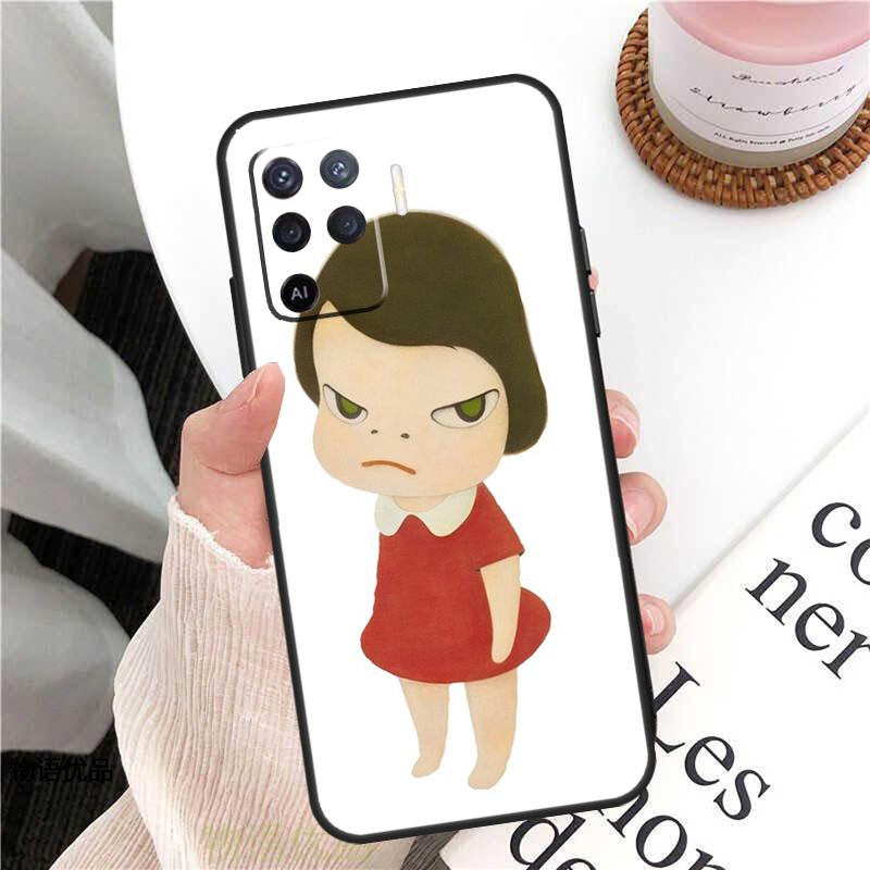 Чехол Yoshitomo Nara Для Oppo A78 A54 A74 A94 A17 A57 A77 A76 A16 A96 A18 A60 A80 A40 A38 A58 A98 A15 A5 Pro