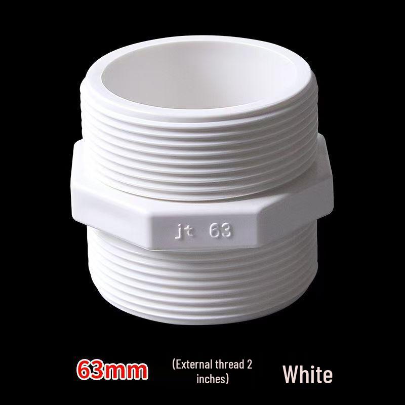 ПВХ Двойной резьбовой соединитель для водопроводной трубы (4, 20, 6, 25, 32 очка)