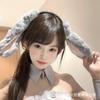 Новая милая повязка на голову с ушками кролика-лопауха, мультяшная фото-повязка из плюша для парка развлечений, женские аксессуары для волос для косплея