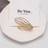 Dark Ghost Claw Skeleton Hand With Diamond Hairpin, Exaggerated Metal Halloween Duck Bill Clip Headdress