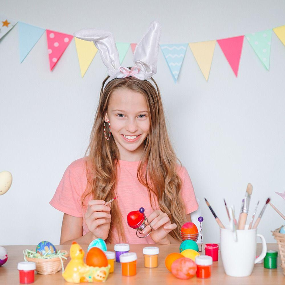 Белые серьги-кольца с подвесками Красные Рождественские Вечерние Витые Женские