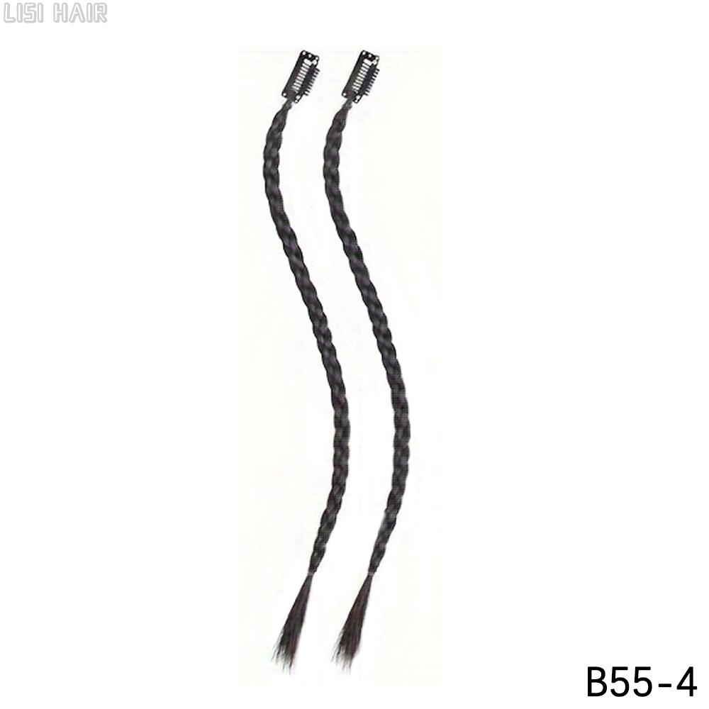 MISS WIG Синтетическая черная коса на заколке для наращивания волос, косы, длинный хвост, шиньоны для женщин и девочек, повседневные рождественские косплей...