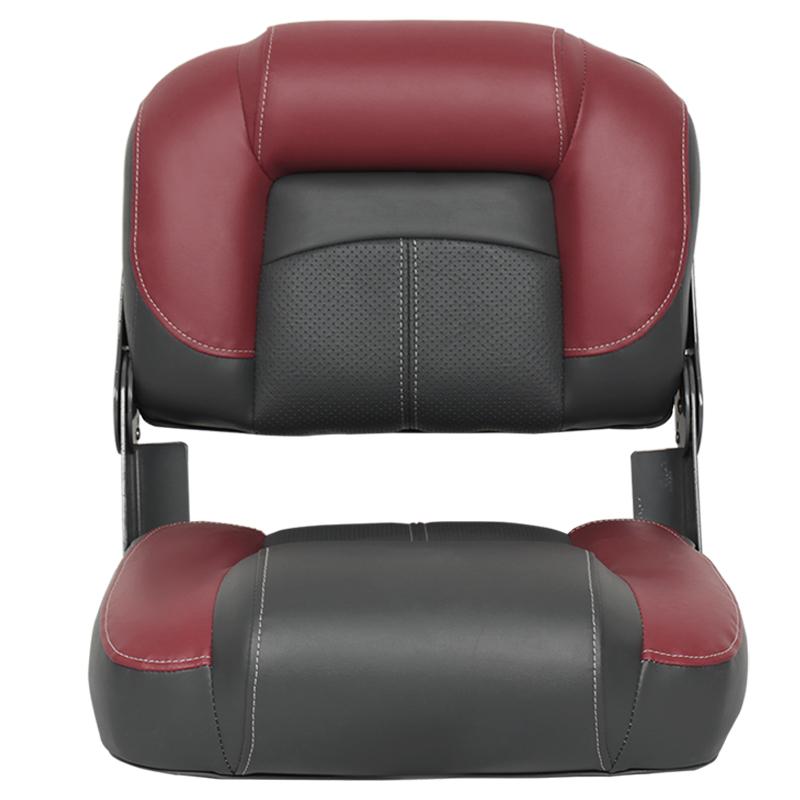 Foldable Boat Seat, Ergonomic Waterproof PVC Leather Marine Chair for Fishing Boat Yacht Dinghy Boating Accessories