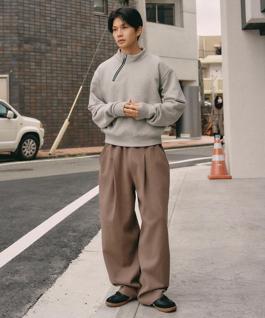 XERO Deep One Tuck Sweat Pants [Vintage Brown]