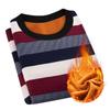 Men's Thermal Knitted Sweater - Plus Velvet, Round Neck, Thick Autumn/Winter Wear