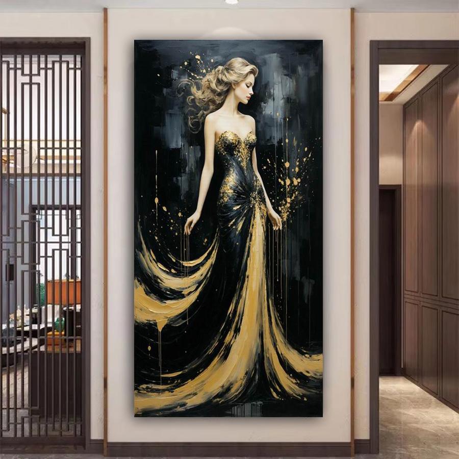 Абстрактная Женщина Большой Размер Алмазная Живопись Фэнтези Девочка DIY Полный Квадрат Круглый Алмаз Стразы Вышивка Мозаика Наборы для Вышивания Крестиком