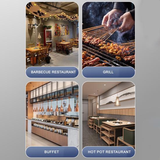 Стальной противень для запекания с ручками Овальная сковорода для жарки рыбы Многофункциональная