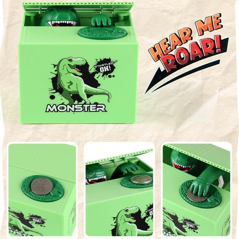 Детская игрушечная копилка, мультяшная электрическая копилка для кражи денег, забавная копилка для монет, подарок на день рождения для ребенка