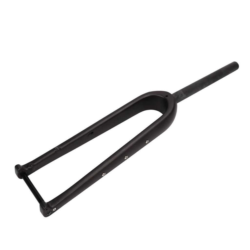 Передняя вилка для велосипеда из углеродного волокна 100 мм, матовая прямая труба, передняя амортизационная вилка для велосипеда