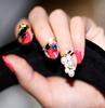Женские кольца с кошачьим жемчугом и цирконием, набор из 4 шт./набор шикарных колец на костяшки пальцев