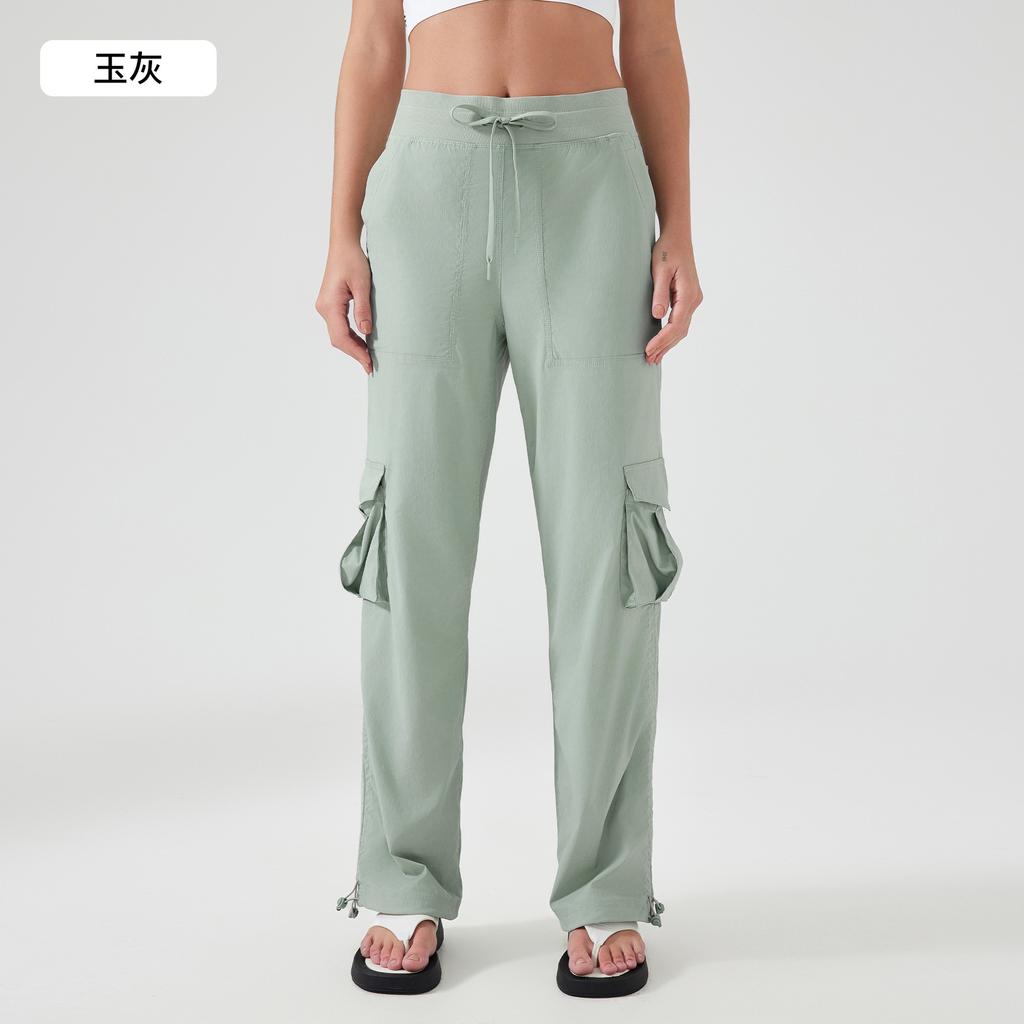 Casual Sweatpants Women's Loose and Thin Drawstring Two Wear Quick-drying Overalls Outdoor Running Fitness Trousers