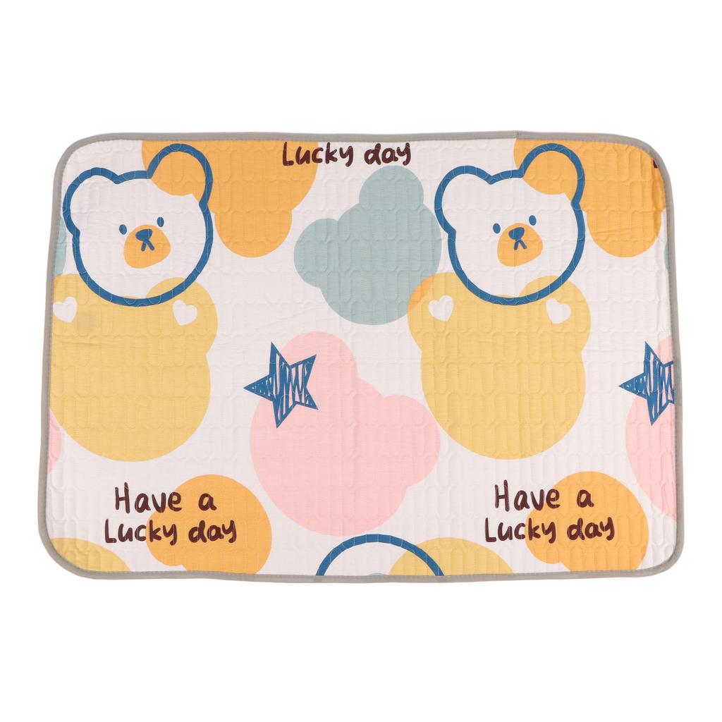 Подушки для кровати моющиеся водонепроницаемые 28x39,4 дюйма впитывающие воду мягкие, приятные для кожи матрасы с мочой милый медведь