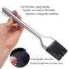 Stainless Steel Basting Brushes Silicone Bristles Oil Brush Heat-Resistant Pastry Brush Outdoor Barbecue Brush Grill Accessories