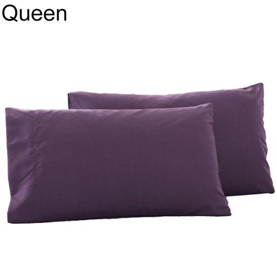 2 шт. однотонный чехол для подушки King Queen для дома, спальни, кровати
