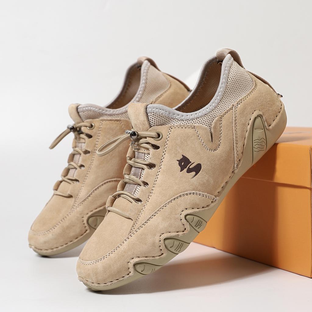 Large Size Women's Shoes Outdoor Casual Shoes Autumn and Winter First Layer Leather Shoes Sports Shoes Fox Shoes