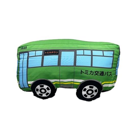 Tomica Official Oversized Plush Toy Big Cushion, Approx. 42cm, (Green)