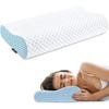 Подушки из пены с эффектом памяти Подушка для шеи для сна Эргономичная шейная подушка Ортопедическая контурная подушка для спящих на боку, спине, животе
