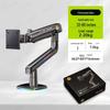 NB F6 RGB Gaming Monitor Arm, 20KG Load, 32-60 inch, Deep Space Black