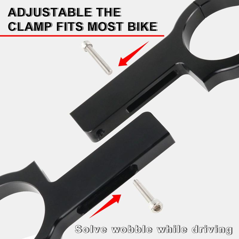 Motorcycle CNC Front Fork Brace Bracket Aftermarket Fit For Harley 39mm Narrow Glide Sportster XL Super Glide Dyna FXD and FXR