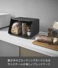 Yamazaki Bread Case with Removable x x Sliding Large Product 5291 Lid, Black, Approx. W31.5 D24.5 H18.5cm, Tower-Shaped, Lid, Capacity, Number