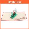 Exquisite 3d Greeting Card With Christmas Deer Design Ideal For Birthdays And Parties