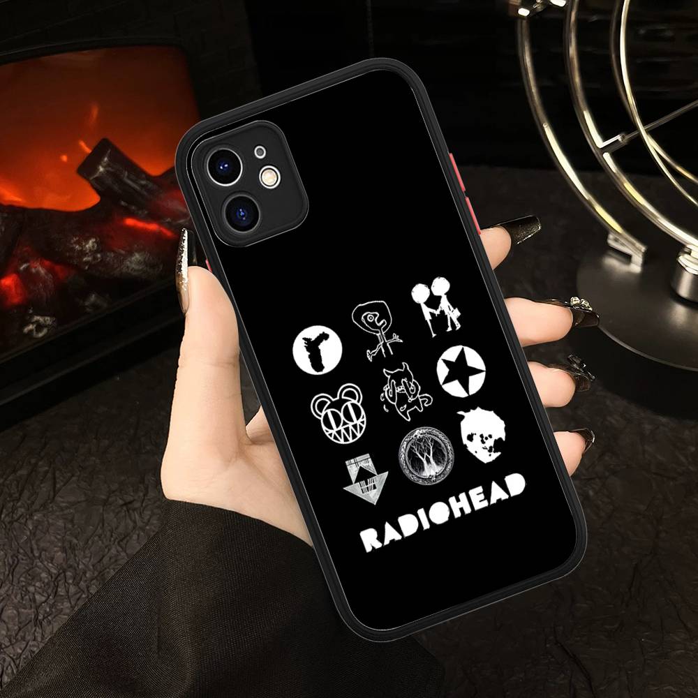 Чехол для телефона Rock-группы Radiohead для iPhone 15 14 13 12 11 Pro Max X XS MAX Plus, матовый мягкий задний чехол