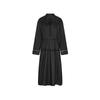 LESS 2025 Spring Collection Long Sleeve V-Neck Silk Dress