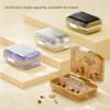 Seal Pill Box Large Capacity with 7 Day Compartments Weekly Pill Organizer Food Grade Light Proof Design Storage Box