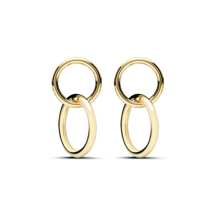 Pendientes - LUXENTER - RADA - Métal 375/1000 - Doré - Femme