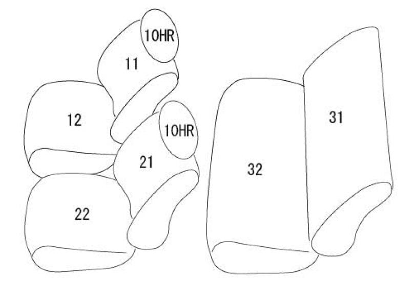 Clazzio Чехлы на сиденья Полный комплект Every DA17V Scrum DG17V NV100 Clipper DR17V Minicab Van DS17V Junior Коричневый 2022/4~2024/2 / 2022/4~2024/3 / /