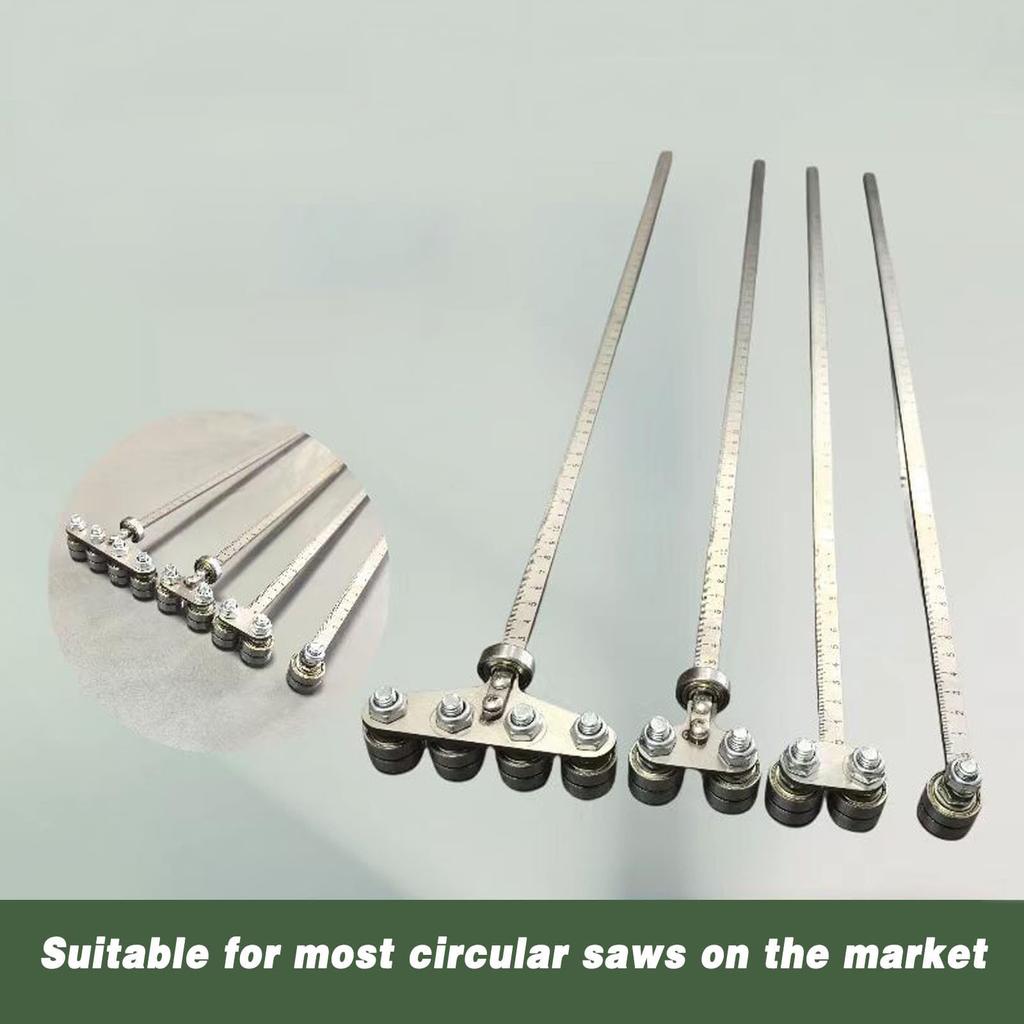 Позиционирующие штангенциркули для измерений и легкой резки дерева, измерительный инструмент из нержавеющей стали для дисковых пил, регулирующая направляющая ( Подшипники 3мм)