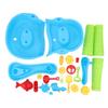 Kids Sand and Water Table 3 Tier Multi Functional Large Water Table with Chair for Beach Yard Home