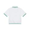 Новая женская рубашка-поло MLB New York Yankees MLB Basic Logo SS24, цвет слоновой кости 3FPQB0243-50IVS