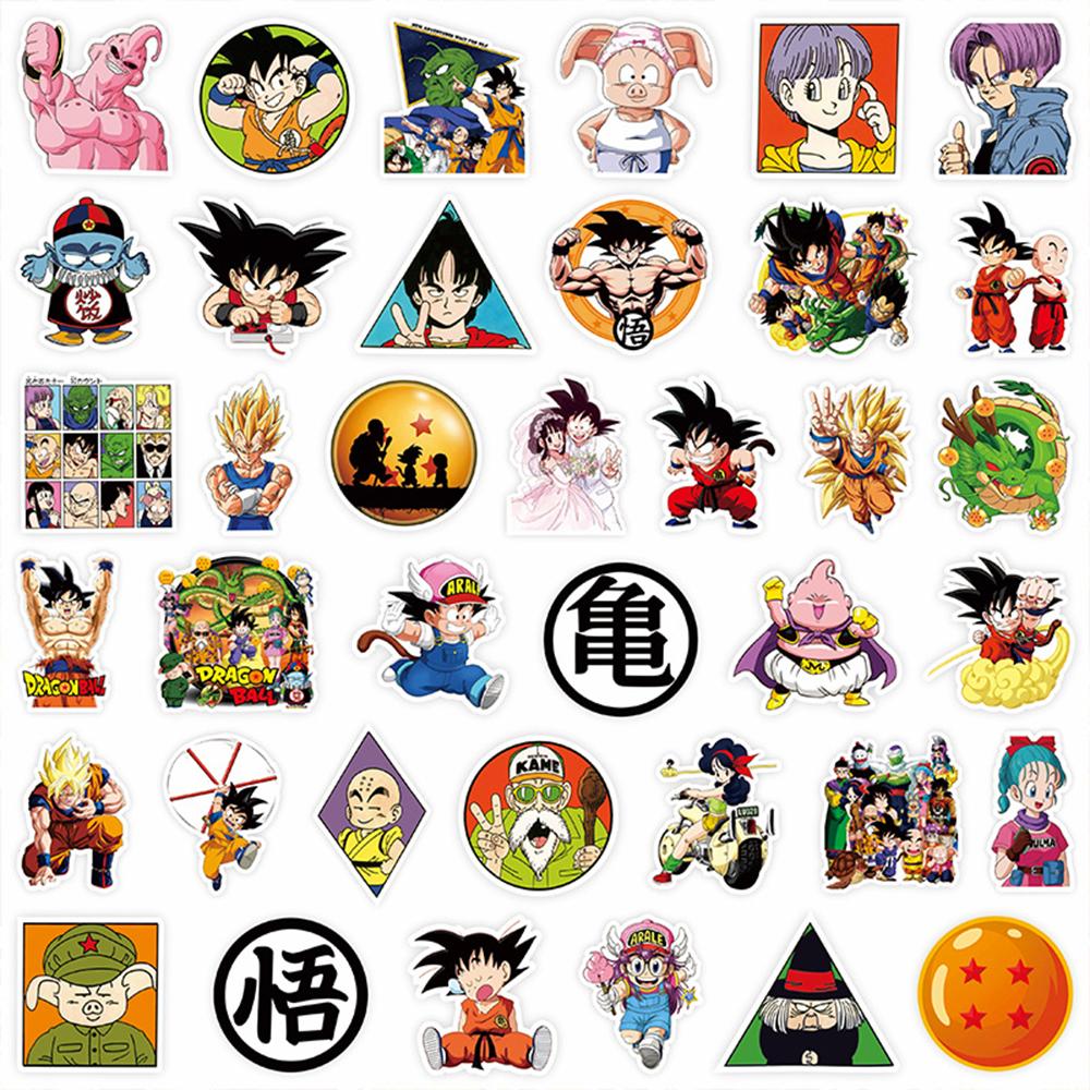 10/30/82 шт. Крутые наклейки Аниме Dragon Ball Классические Манга Наклейки DIY Наклейка Мультяшный Граффити для Скейтборда Багажа Гитары Сон Гоку