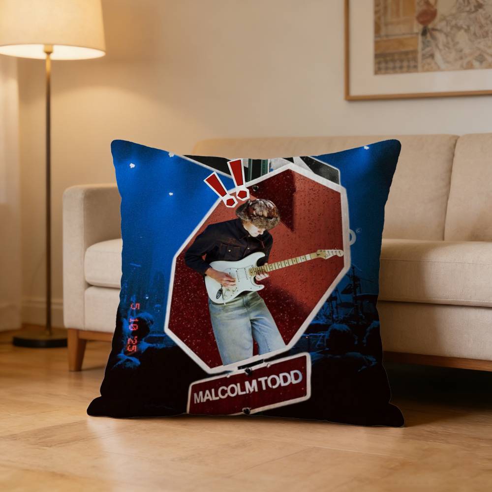 Singer M-Malcolm Todd Pillow Case Pattern Printed Pillowcase For Living Room Sofa Cushion Cover