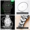OPK Fashion Luxury Quartz Watch For Women Zircon Scales Ladies Waterproof Luminous Calendar Women's Watches