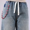 Billiard Ball Metal Pants Chain Zinc Zinc Zinc Alloy Punk Belt Chain Fashion Colorful Dice Waist Chain  Male