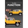 1/24 Toyota FJ Land Cruiser SUV внедорожный игрушечный автомобиль литой металлический сплав транспортное средство миниатюрная модель коллекция подарок для мальчиков детей