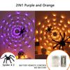 New LED Spider Web String Light with Remote Control 8 Modes Net Mesh Atmosphere Lamp Outdoor Indoor Party Halloween Decoration