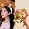 Lovely Plush Bear Hairbands For Women Colorful Cute Headband Hair Hoop Hair Bands Headdress Hair Accessories